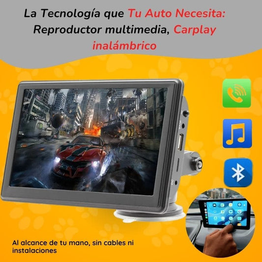 REPRODUCTOR MULTIMEDIA INALÁMBRICO PARA AUTO